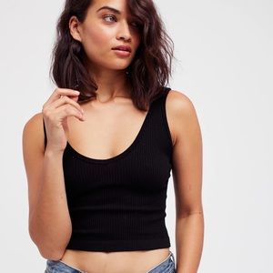 Free People Solid Ribbed Brami